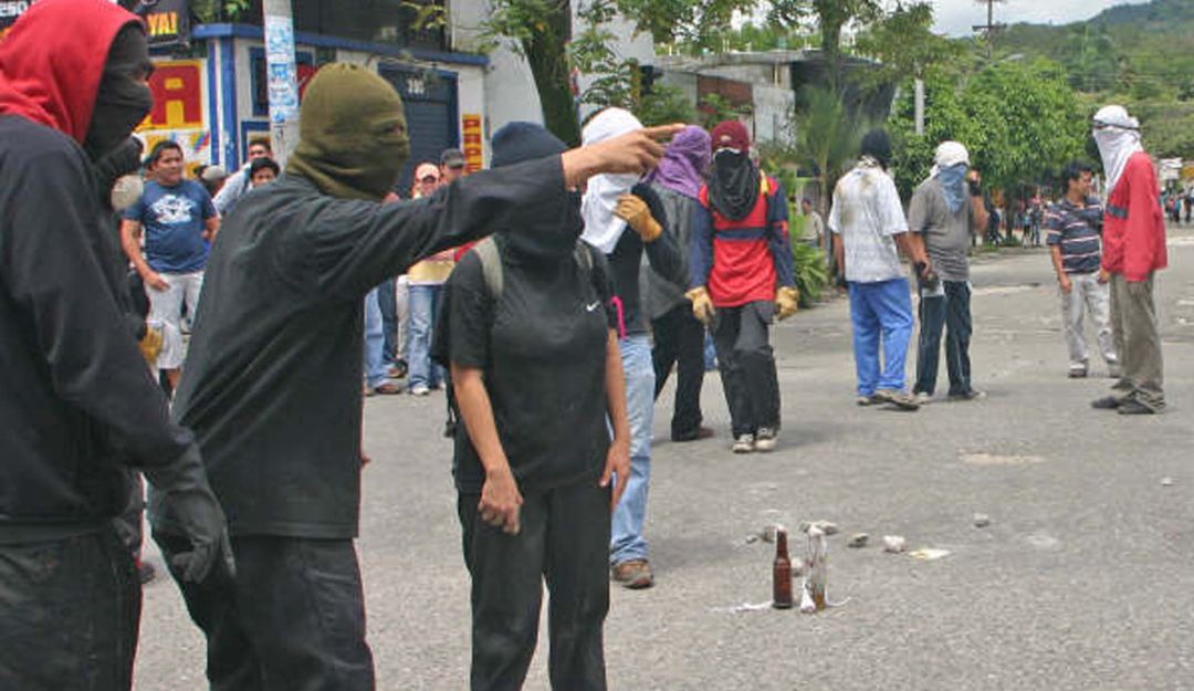 'Capuchos' generaron alteración del orden público en Ibagué