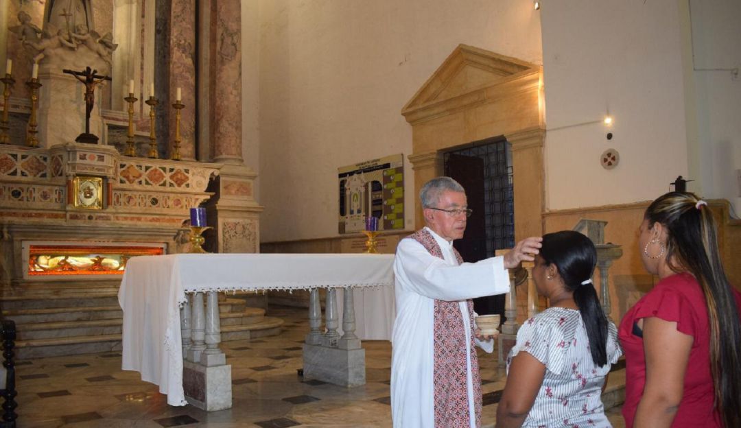 Cuaresma en Cartagena: Inició la Cuaresma en la Iglesia San Pedro Claver