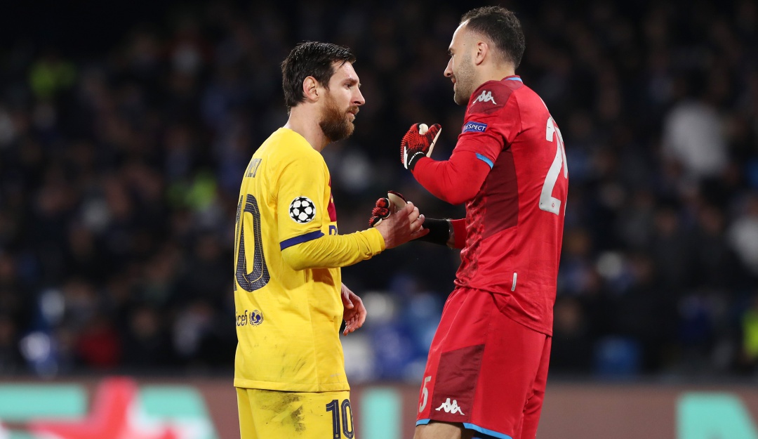 David Ospina Lionel Messi Champions: “Messi es un señor, un excelente jugador. Tengo la fortuna de enfrentarlo"