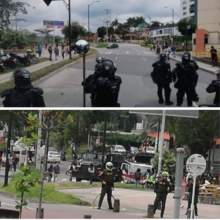 Encapuchados generaron pánico en la Universidad Tecnológica de Pereira