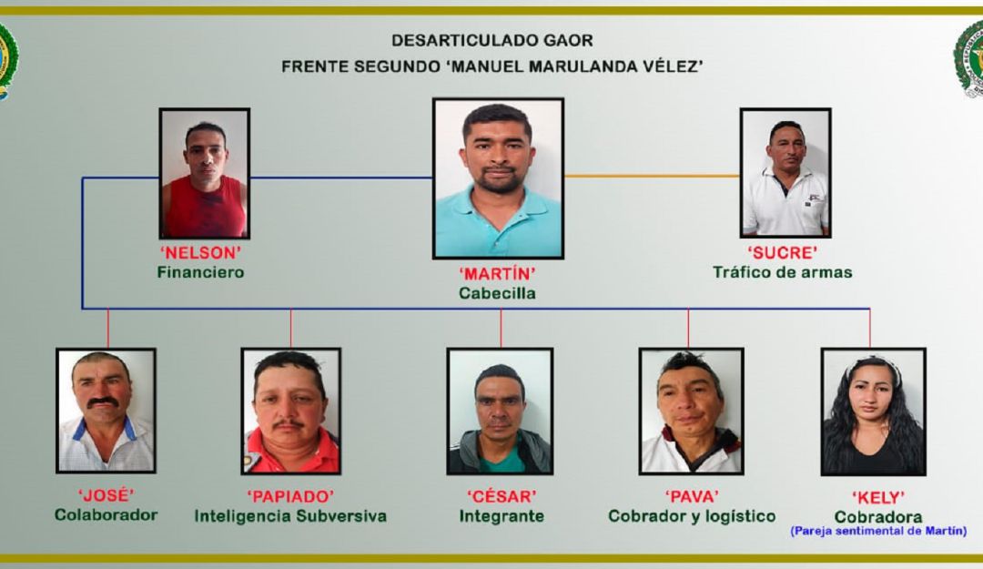 Grupos terroristas en el Tolima: Desmantelan al frente segundo Manuel Marulanda Vélez