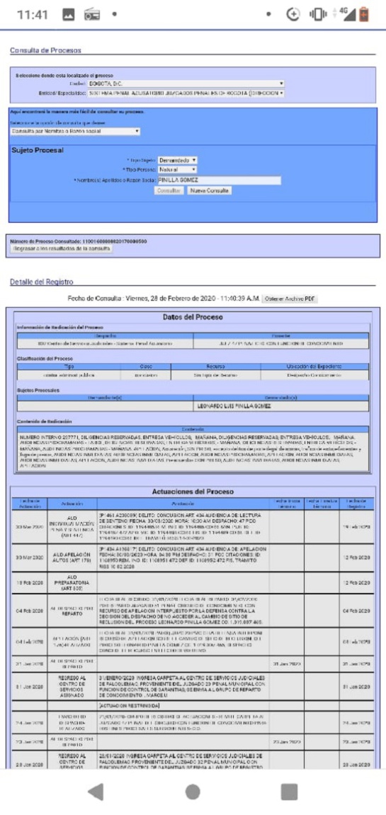Cartel de la Toga: Nuevo preacuerdo entre Fiscalía y el abogado Leonardo Pinilla Cartel de la Toga: Nuevo preacuerdo entre Fiscalía y el abogado Leonardo Pinilla