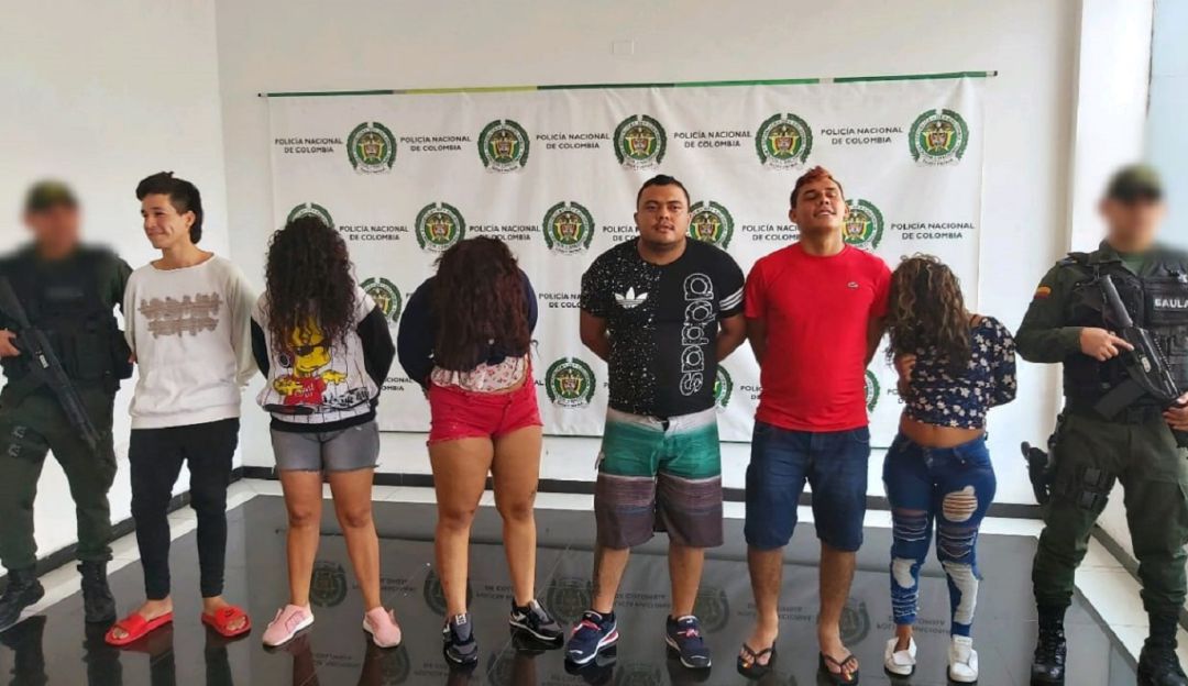 Extorsiones a comerciantes: Capturan a siete extorsionistas en Barranquilla