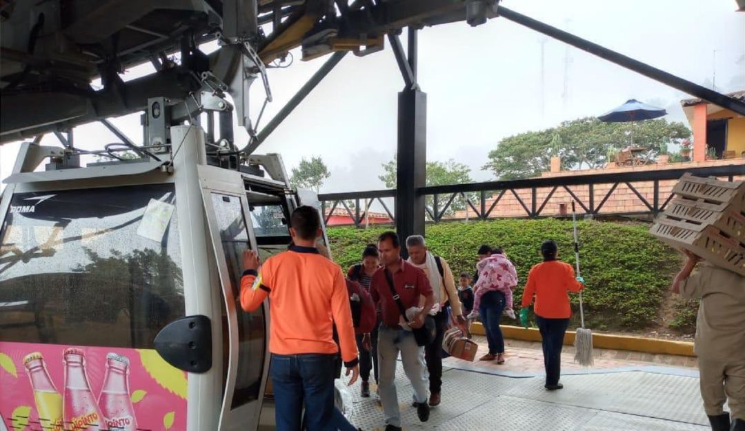 Bucaramanga movilidad Panachi Piedecuesta teleférico: Cuatro mil personas se han movilizado por teleférico