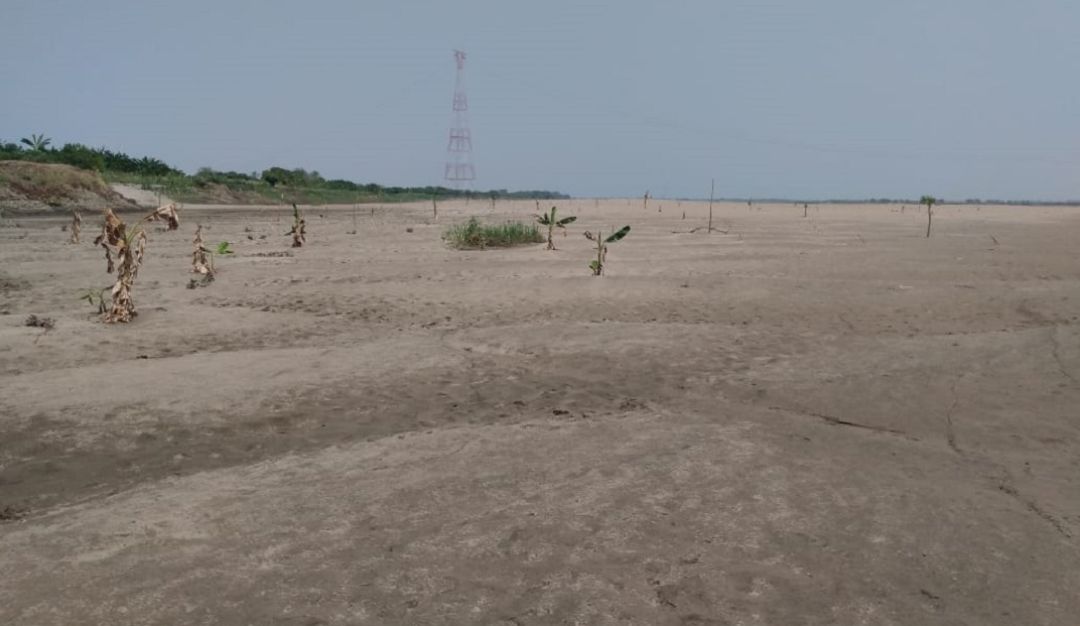 Sequía: El río Magdalena se está secando a su paso por el sur del Atlántico
