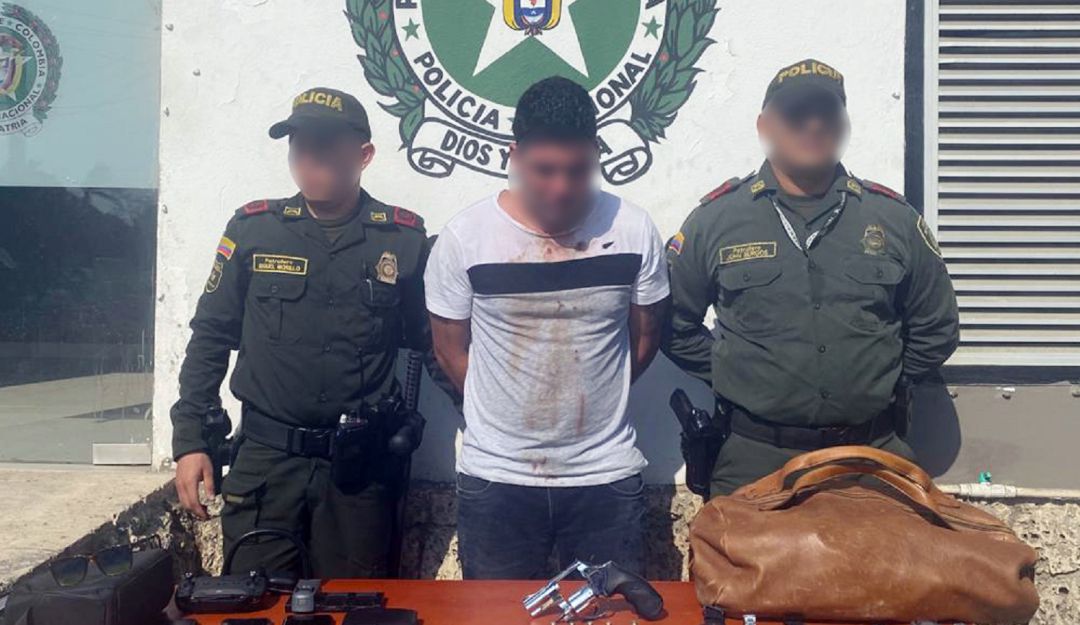 Capturas en Cartagena: Capturado hombre que robó en el barrio San Diego de Cartagena