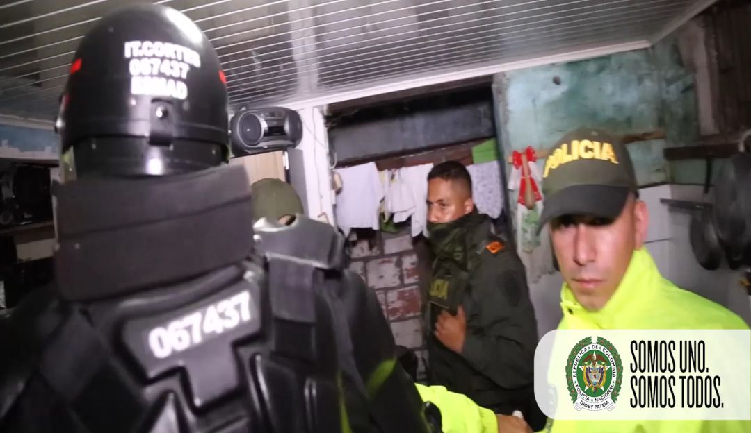 Operativos de allanamiento de la Policía Nacional