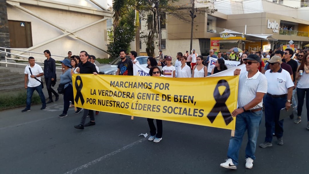 Este año van 10 rutas de protección para la atención de líderes sociales