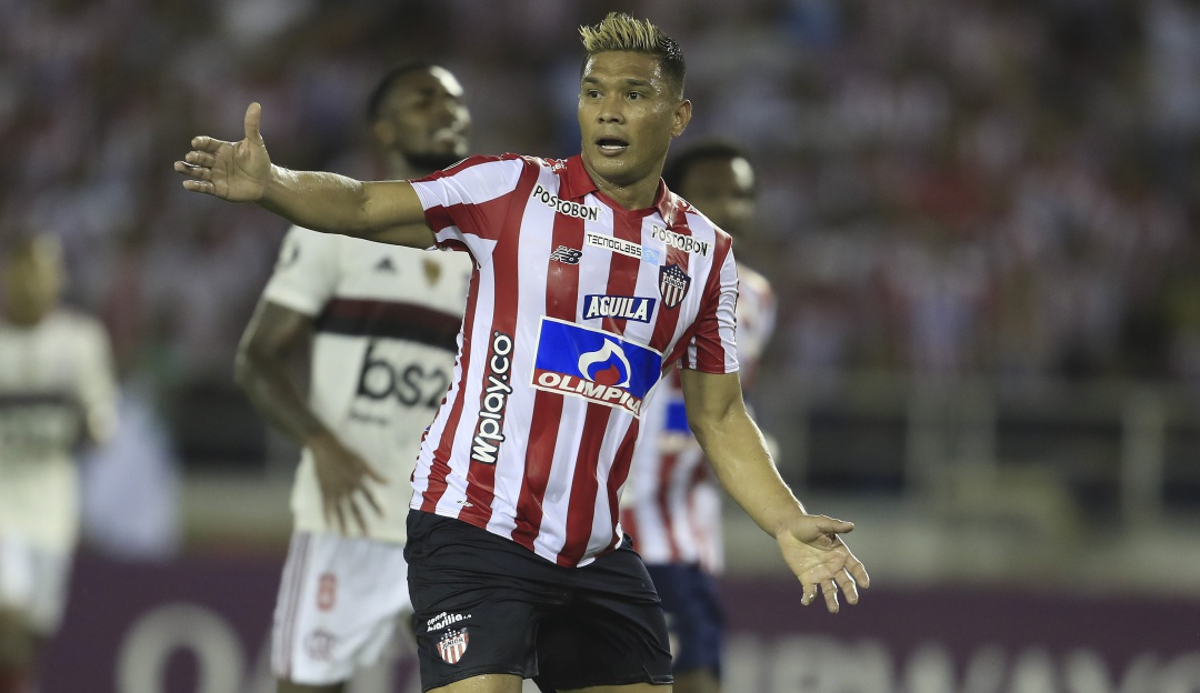 Teofilo Gutiérrez Junior Flamengo Copa Libertadores: Teófilo Gutiérrez: "Jugamos de 'tú a tú' frente al campeón"