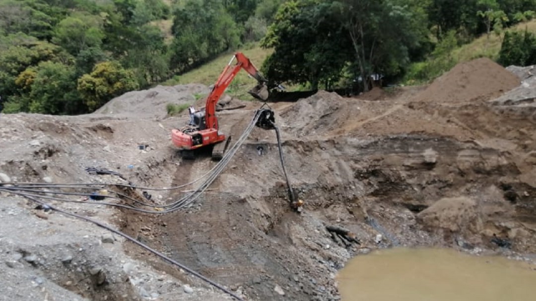 Capturan en Aguadas a 12 personas por minería ilegal