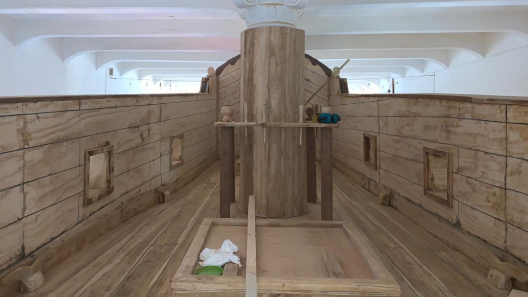 Desde junio, maqueta del Galeón San José en el Museo Naval del Caribe