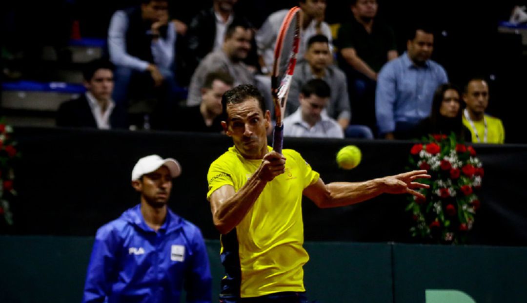 Santiago Giraldo Vs Juan Ignacio Londero Copa Davis: Juan Ignacio Londero derrotó a Santiago Giraldo y empató la serie