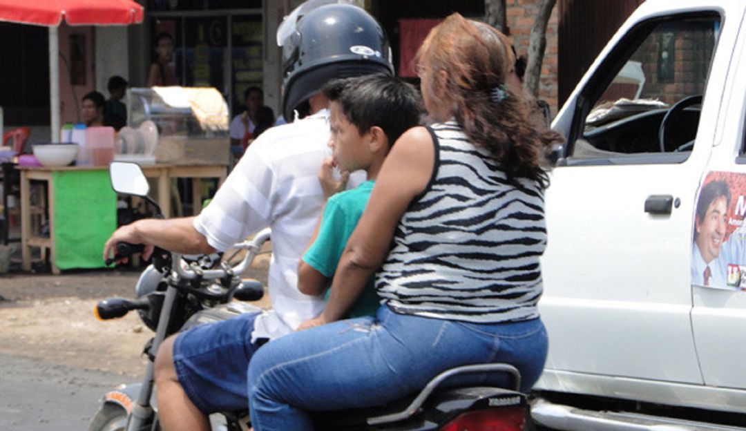 ANSV llama la atención sobre riesgos del transporte de niños en motos: Agencia de Seguridad Vial preocupada por movilización de niños en moto