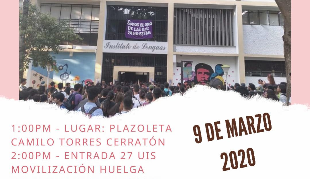 UIS PROTESTA MUJERES MALTRATO ACOSO: Protestan contra el maltrato en la UIS