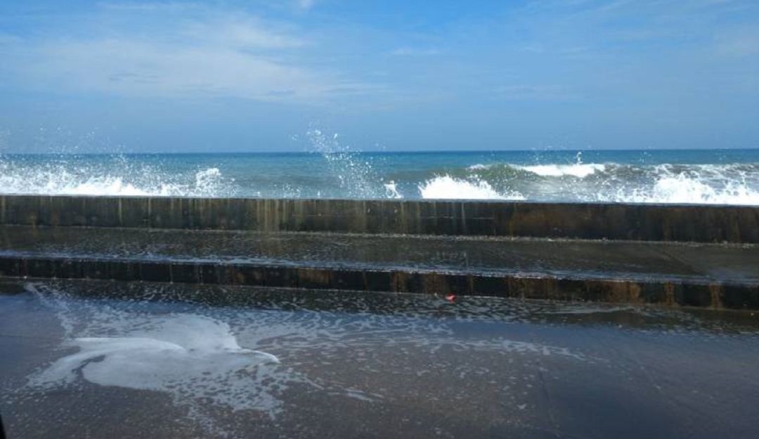 Mar de leva en Cartagena: Frente frío ocasiona mar de leva en las playas de Cartagena