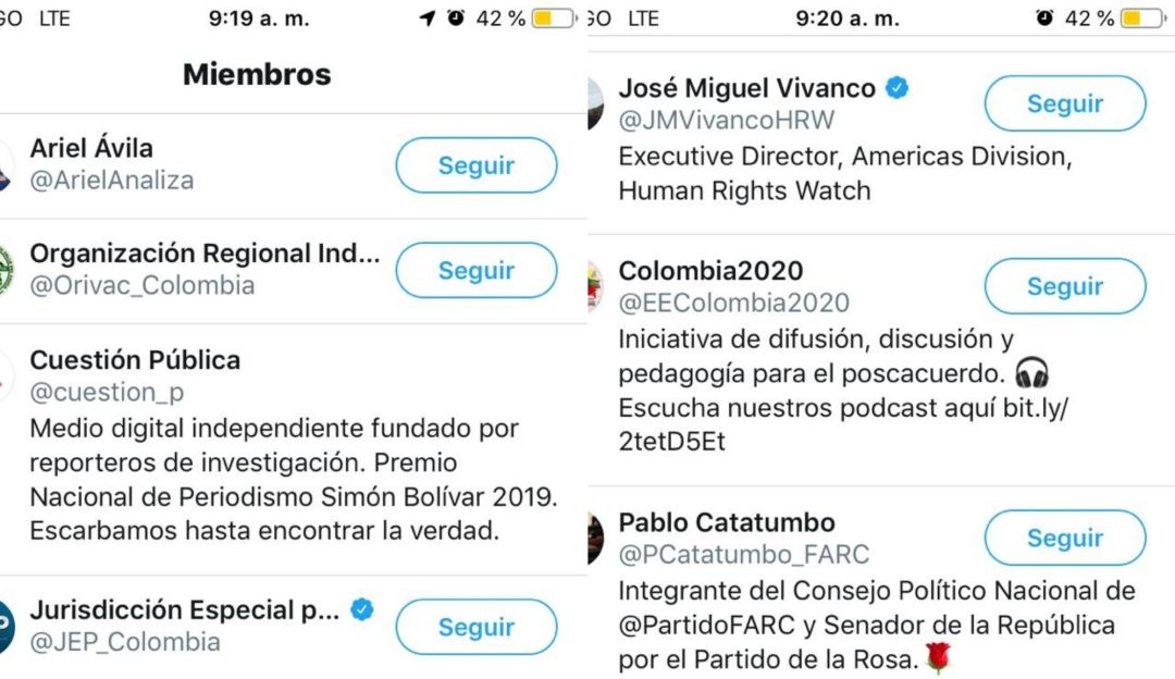 Lista de opositores Twitter: Piden respuesta al Ministerio de Defensa por lista “Opositores”
