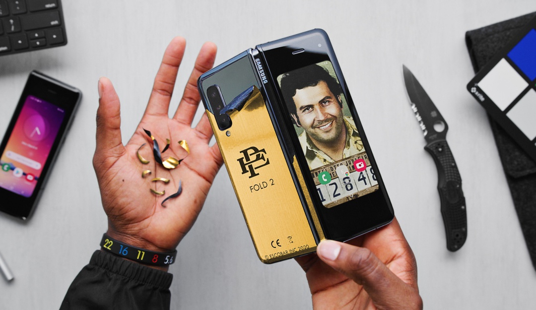 Celular plegable Pablo Escobar: Celular plegable inspirado en Pablo Escobar sería una estafa