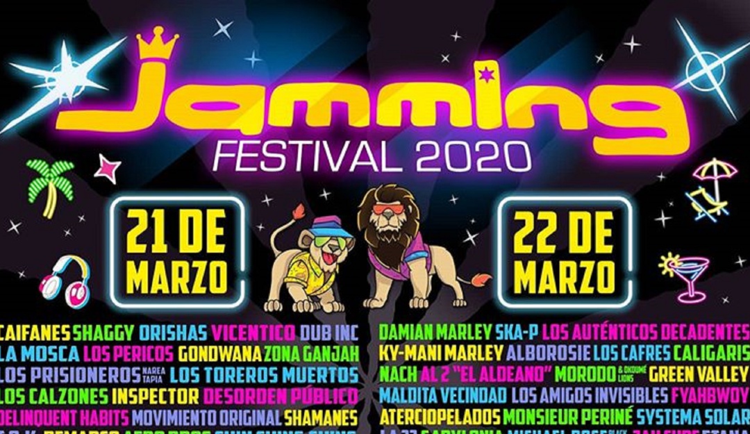 Jamming aplazado por coronavirus: Aplazan el Jamming para evitar la propagación del coronavirus