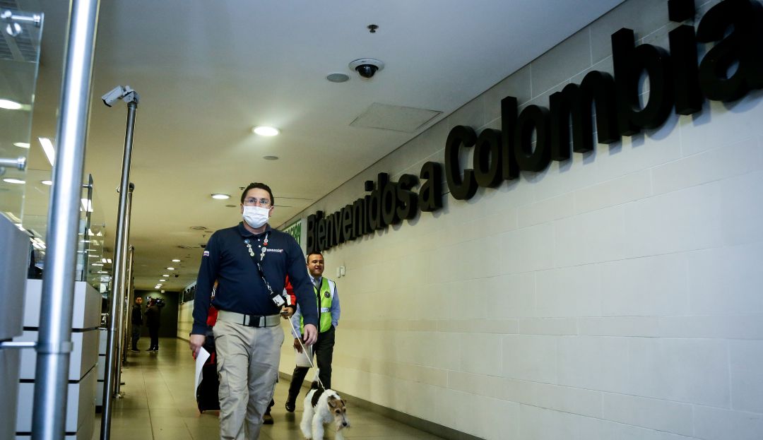 Coronavirus en Colombia: Incertidumbre para pasajeros internacionales en El Dorado