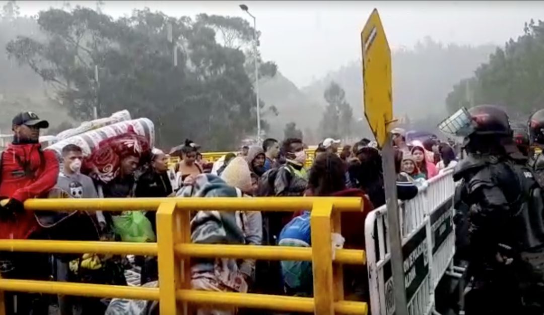 Frontera Colombia con Ecuador: Es tensa la situación en Rumichaca