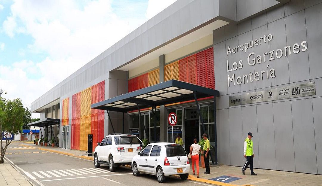 Montería aeropuerto Los Garzones pasajeros, empleados y autoridades Covid19: Al aeropuerto de Montería solo entrarán pasajeros, empleados y autoridades
