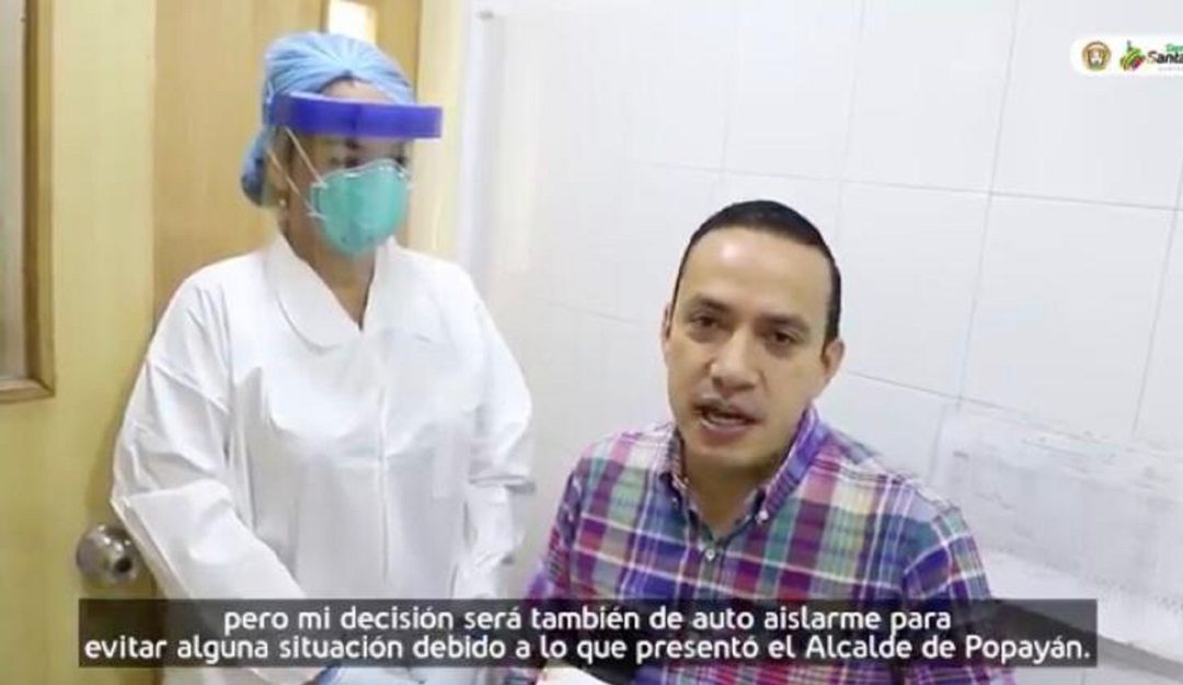 Bucaramanga coronavirus gobernador de Santander prueba: Gobernador dio negativo en prueba covid-19