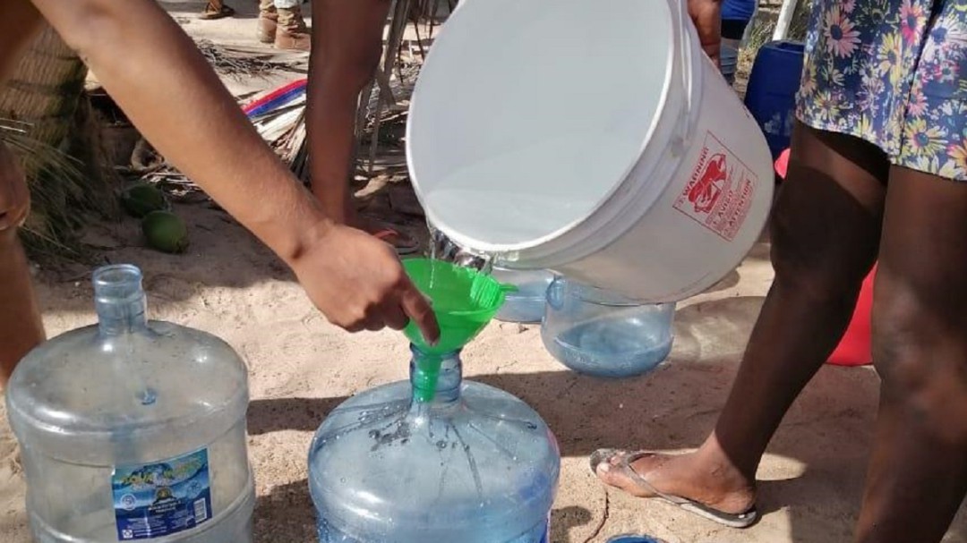 En San Andrés usuarios reclaman protocolo para distribución de agua