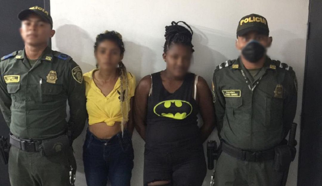 Capturadas en Cartagena: Dos capturadas por hurto a un almacén del barrio Olaya en Cartagena