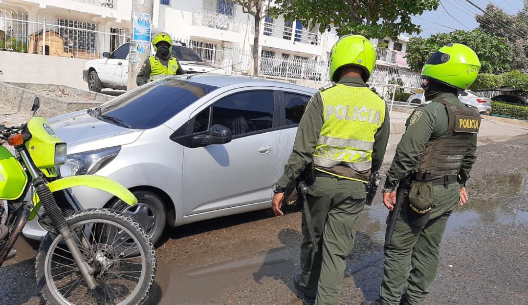 Policia en Cartagena: Policía en Cartagena reforzará controles por decreto de cuarentena nacional