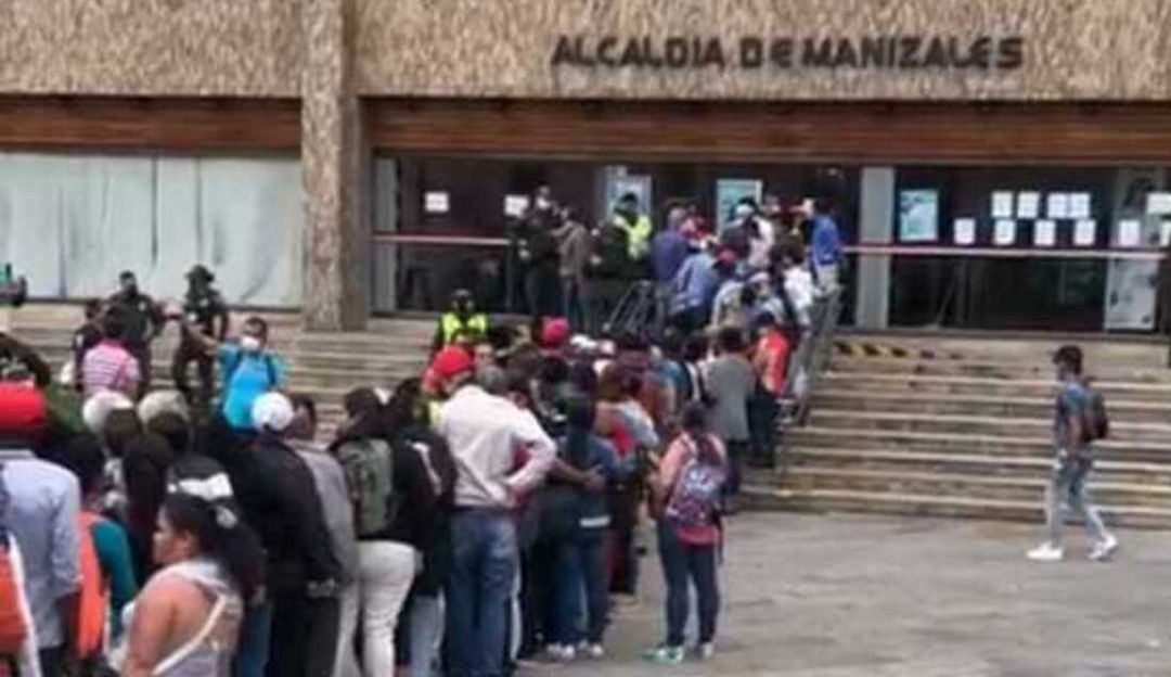 coronavirus; manizales; ayudas; alcaldia;: La administración municipal no entregará ayudas en la alcaldía