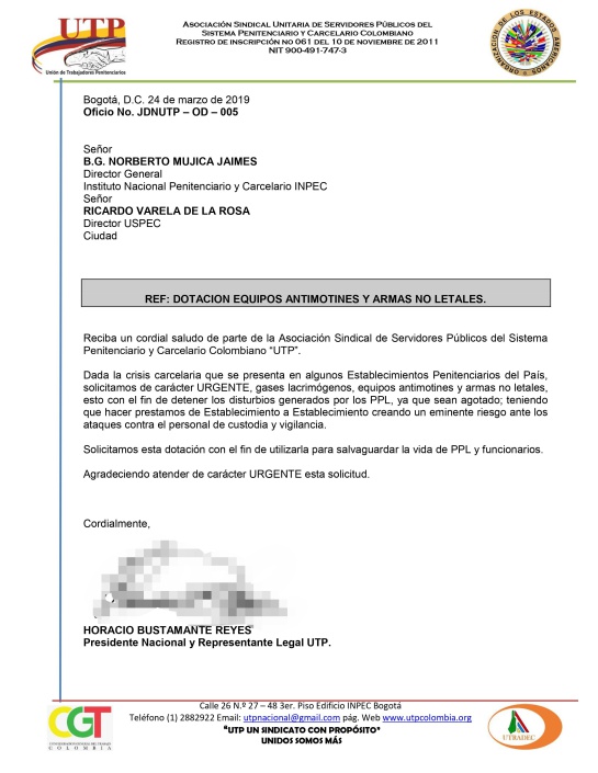 Emergencia carcelaria en colombia: Denuncian plan pistola contra guardias del Inpec Emergencia carcelaria en colombia: Denuncian plan pistola contra guardias del Inpec