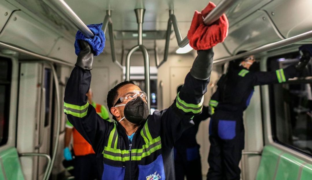 Lavamanos Metro de Medellín: Medidas para evitar la propagación de Covid-19: Metro de Medellín instalará lavamanos portátiles