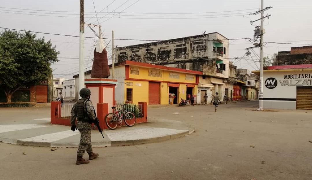 Coronavirus en Bolívar: Realizan patrullajes militares en Magangué-Bolívar por Covid-19