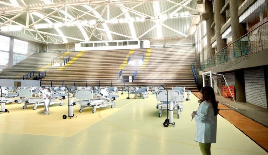 Coliseo Happy Lora Montería coronavirus Covid-19: Coliseo Happy Lora será hospital para atender casos de Covid-19 en Montería