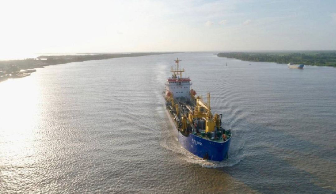 Puerto de Barranquilla: Reinician dragados en Barranquilla tras acuerdo con tripulación china