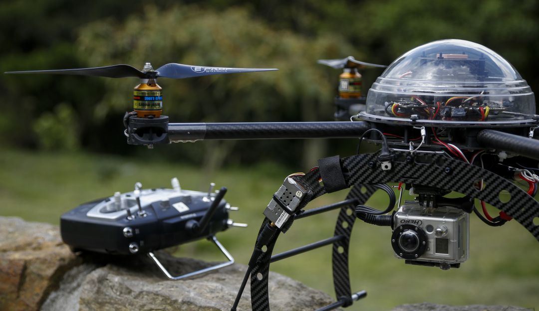 Los drones desinfectantes del SENA para combatir Covid-19