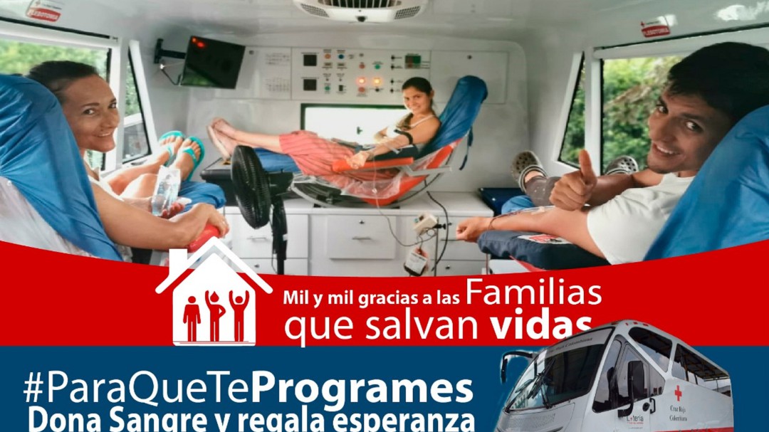 En Armenia se puede donar sangre desde la casa, campaña de la Cruz Roja