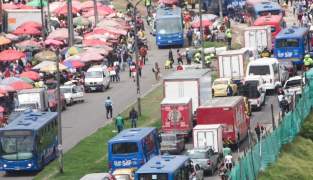 Congestión en Corabastos: Congestiones en los alrededores de Corabastos