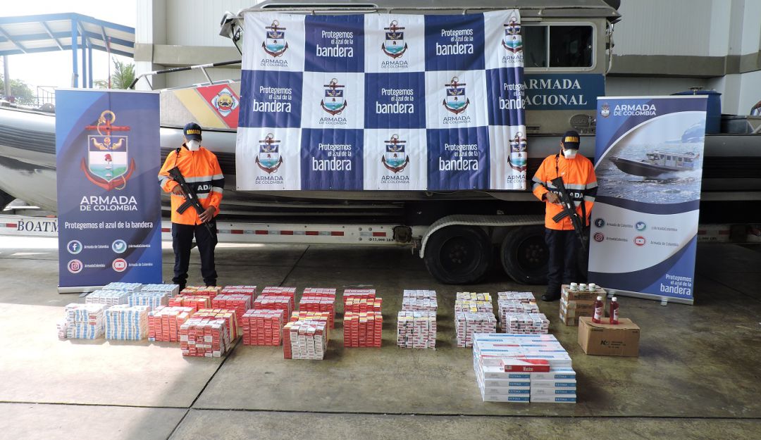Armada en Cartagena: Armada incauta mercancía de contrabando con destino a Cartagena