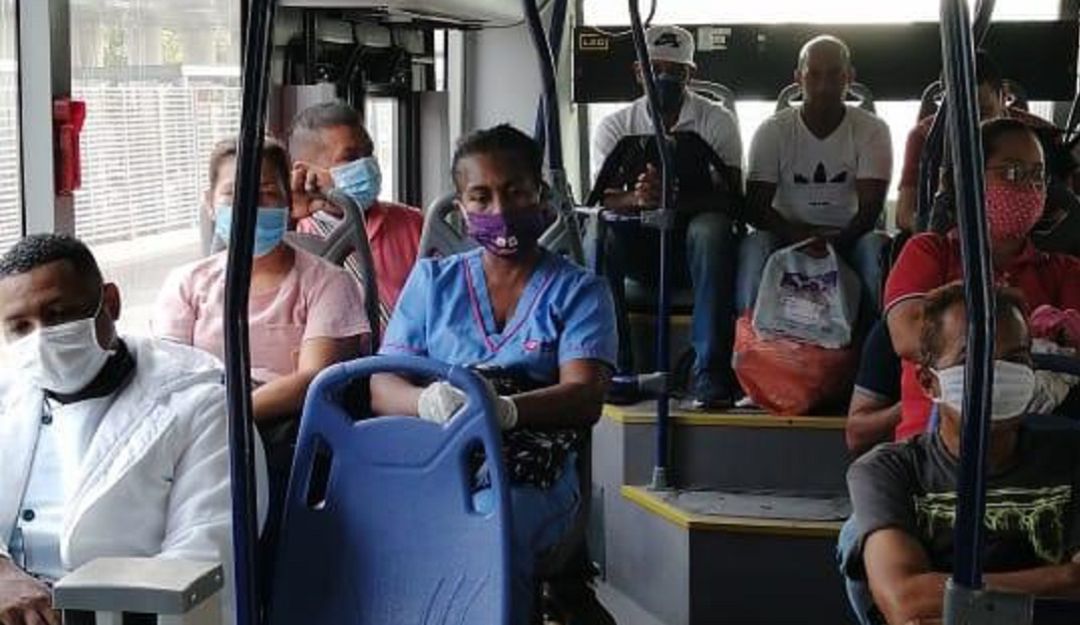 Uso de tapabocas Transcaribe Cartagena: Uso de tapabocas es obligatorio para subir a Transcaribe en Cartagena