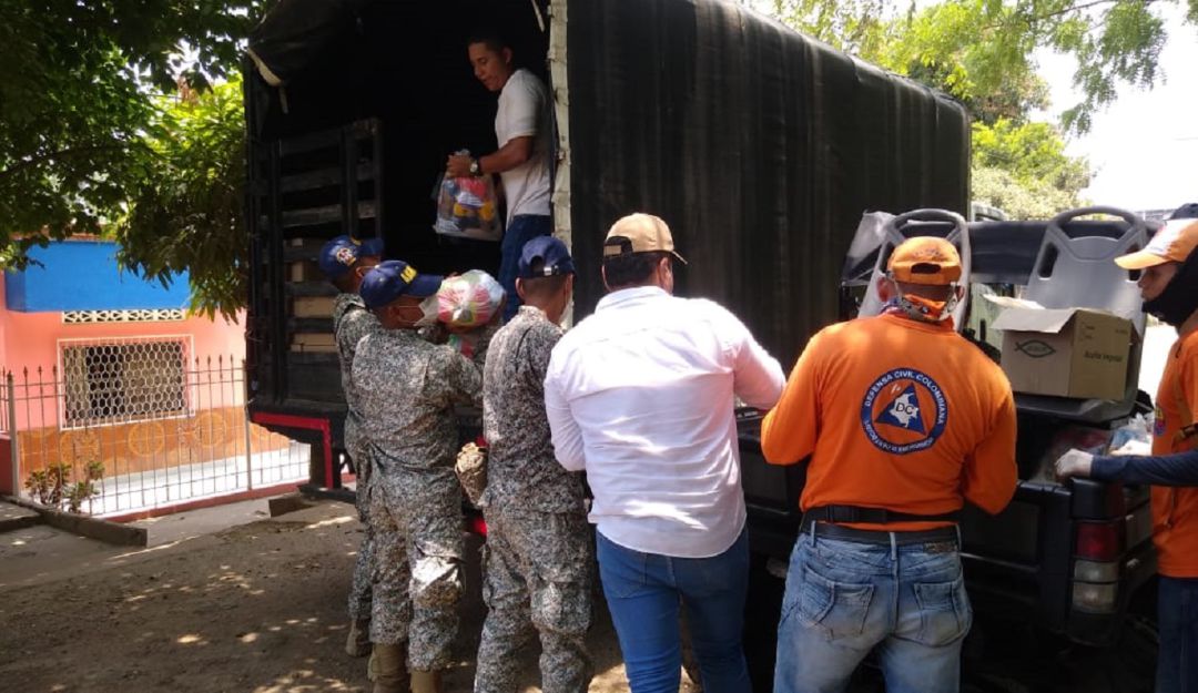 Armada en Bolívar: Infantería de Marina participó en jornada de ayudas en Magangué, Bolívar