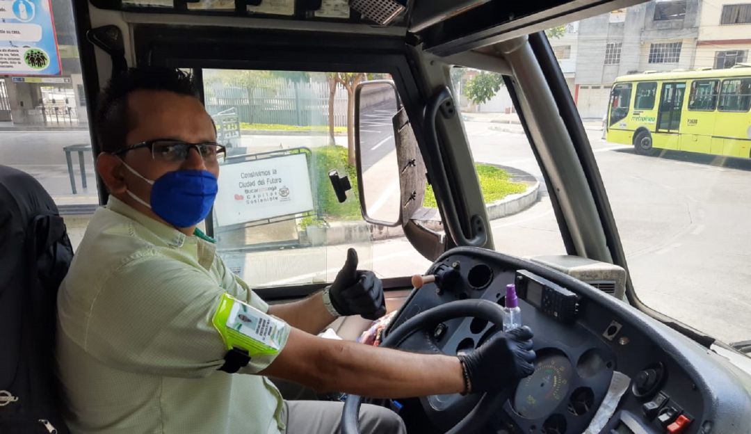 Bucaramanga Transporte Masivo Coronavirus Pandemia Pasajeros Tapabocas: Usuarios de Metrolínea deben llevar tapabocas