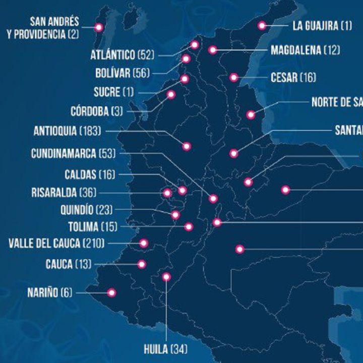 A 210 personas contagiadas de Covid-19 llega el Valle del Cauca