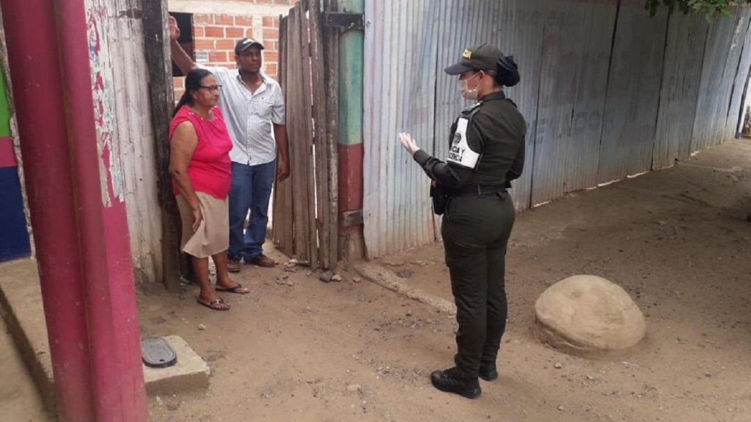 Con perifoneo Policía de Bolívar busca evitar violencia intrafamiliar