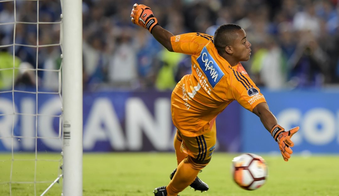 Wuilker Faríñez Millonarios más atajadas Sudamericana: Conmebol destaca a Faríñez como el portero más atajador de la Sudamericana