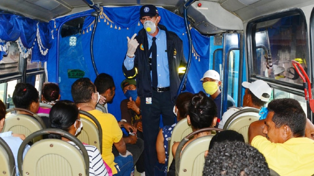 Tapabocas es obligatorio en el transporte público de Cartagena: DATT