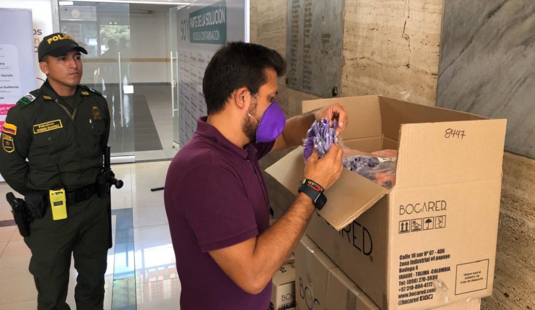 Confección coronavirus: Empresarios de la confección apoyan en la emergencia del COVID-19 en Ibagué