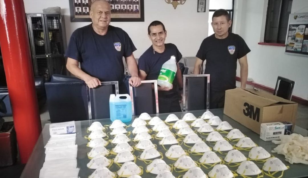 Coronavirus Covid-19: Alcaldía de Ibagué realizó entrega de equipos de protección a Bomberos