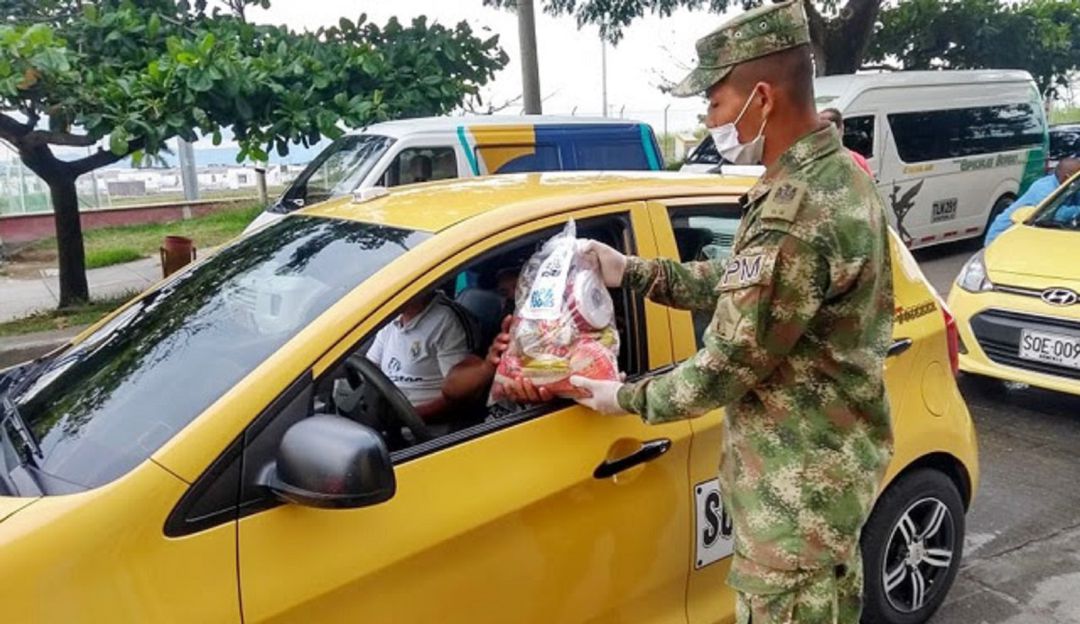 Ayuda social, Coronavirus, Salud, Armenia, Quindío, Familias: En Armenia, 2.153 taxistas recibieron ayudas humanitarias