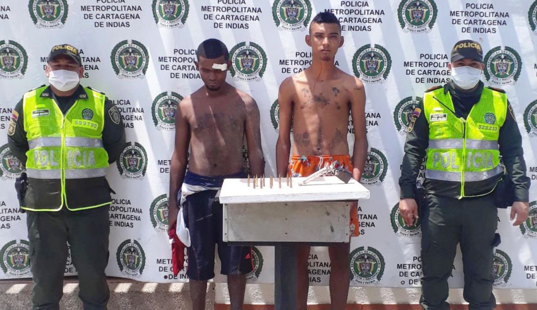 Turbaco atracadores: En Turbaco capturados dos presuntos atracadores en plena cuarentena